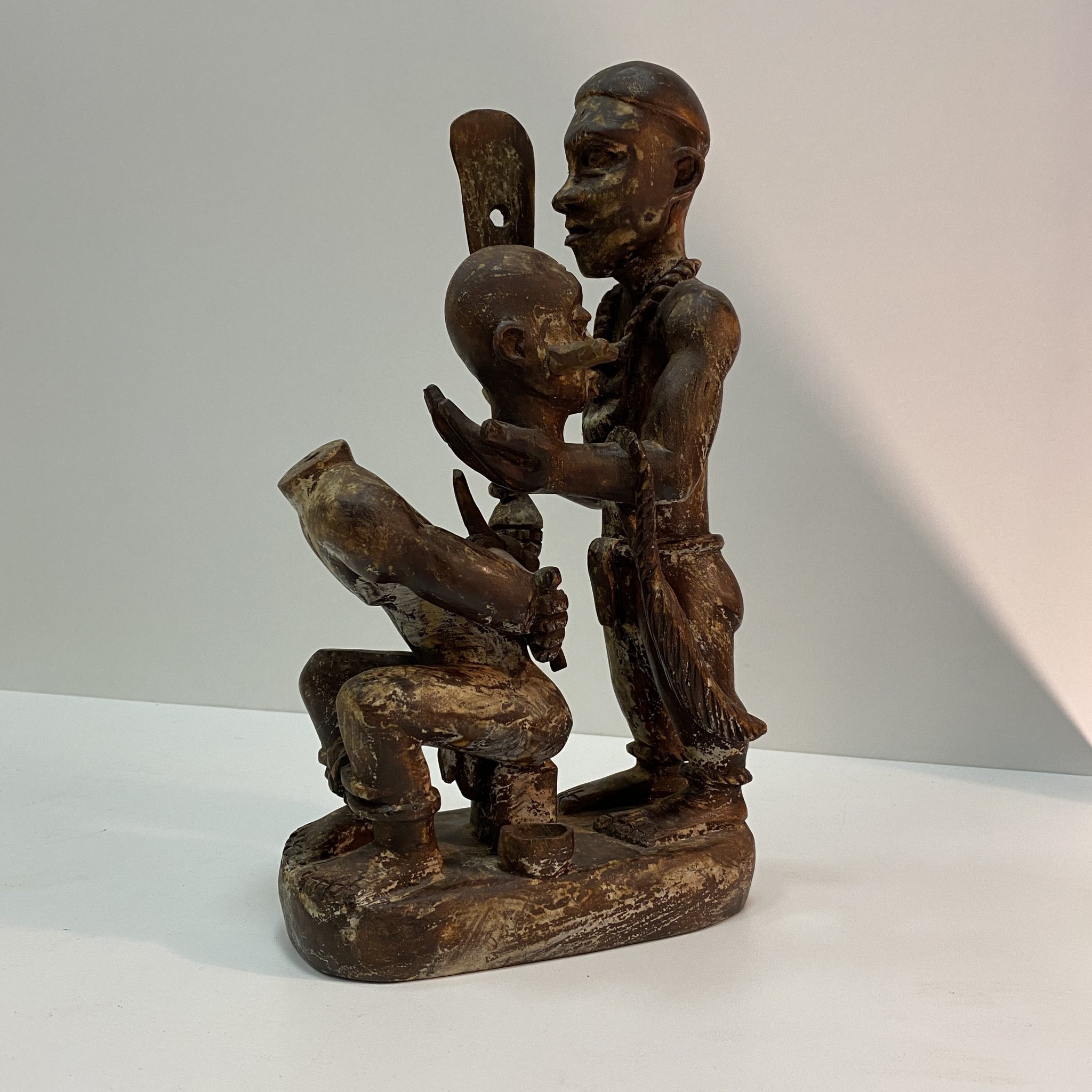 Ghana sculpture Ashanti bois sculpté