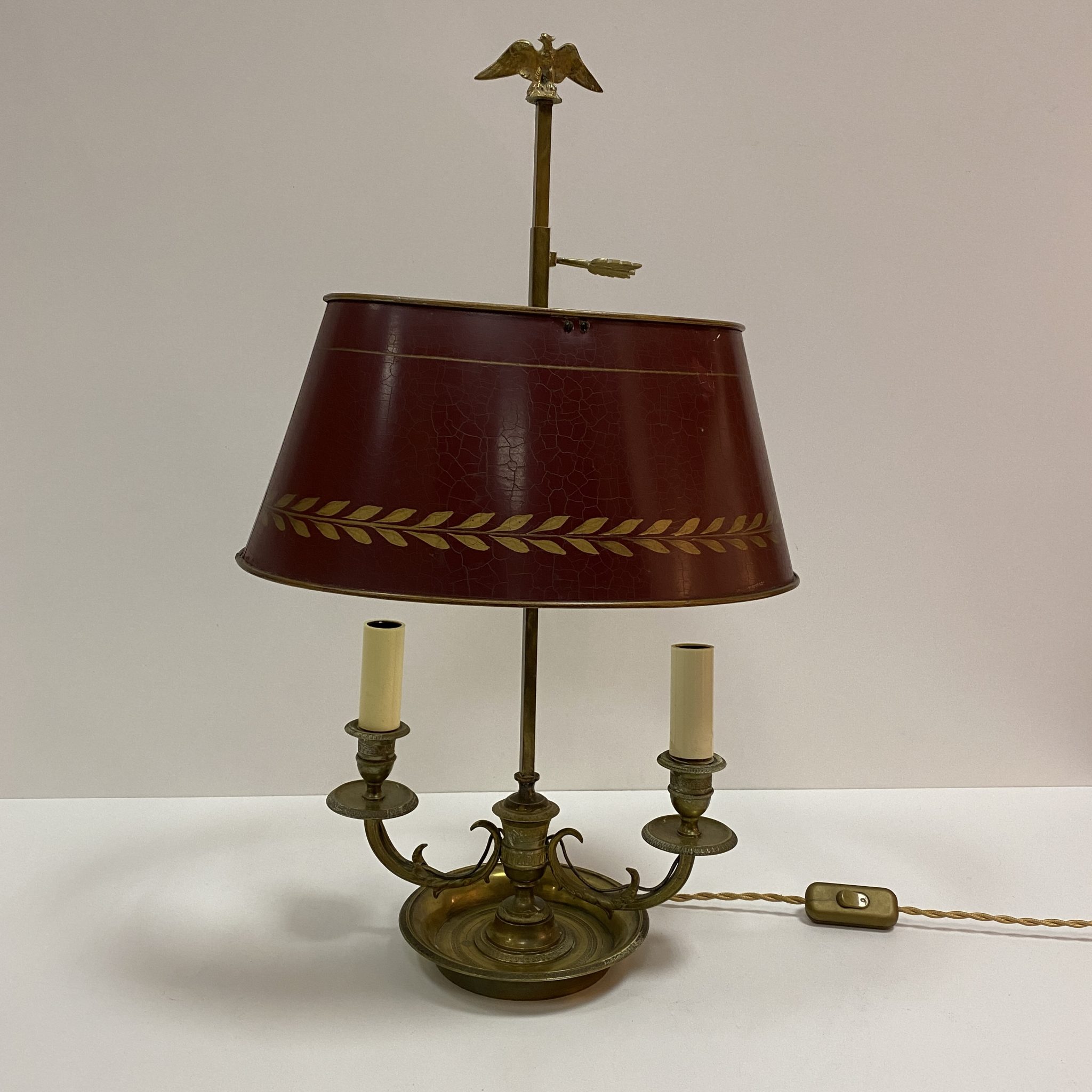 Lampe bouillotte bronze