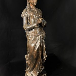 Bronze signé Adrien Etienne Gaudez, Marguerite